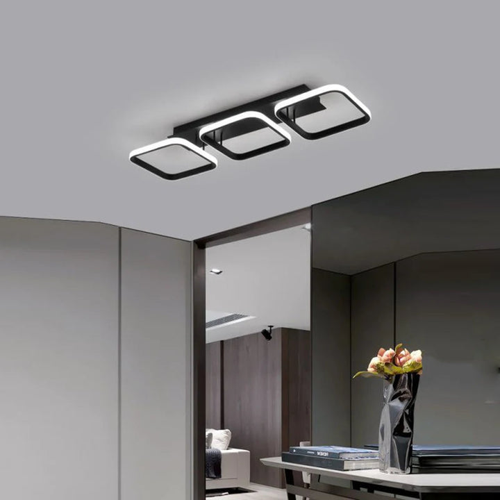 Plafoniera LED 60W Negru - Elegance Lite